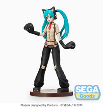 Load image into Gallery viewer, SEGA SPM Hatsune Miku Project DIVA Arcade Future Tone Kitty Cat prize figure
