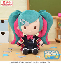 Load image into Gallery viewer, SEGA Vocaloid HATSUNE MIKU COLORFUL STAGE! &quot;Classroom SEKAI Miku&quot; Fuwa petit  L size Plush
