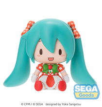 Load image into Gallery viewer, SEGA Vocaloid Hatsune Miku x Love and Berry Dress Up and Dance! Lovely Strawberry fuwa petit chibi figure
