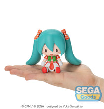 Load image into Gallery viewer, SEGA Vocaloid Hatsune Miku x Love and Berry Dress Up and Dance! Lovely Strawberry fuwa petit chibi figure
