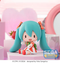 Load image into Gallery viewer, SEGA Vocaloid Hatsune Miku x Love and Berry Dress Up and Dance! Lovely Strawberry fuwa petit chibi figure
