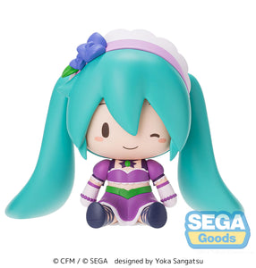 SEGA Vocaloid Hatsune Miku x Love and Berry Dress Up and Dance! Sparkly Purple fuwa petit chibi figure