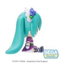 Load image into Gallery viewer, SEGA Vocaloid Hatsune Miku x Love and Berry Dress Up and Dance! Sparkly Purple fuwa petit chibi figure
