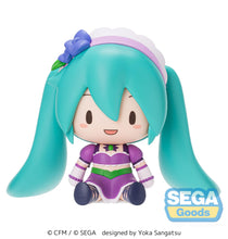 Load image into Gallery viewer, SEGA Vocaloid Hatsune Miku x Love and Berry Dress Up and Dance! Sparkly Purple fuwa petit chibi figure
