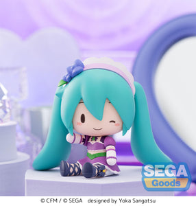 SEGA Vocaloid Hatsune Miku x Love and Berry Dress Up and Dance! Sparkly Purple fuwa petit chibi figure