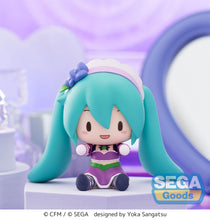 Load image into Gallery viewer, SEGA Vocaloid Hatsune Miku x Love and Berry Dress Up and Dance! Sparkly Purple fuwa petit chibi figure
