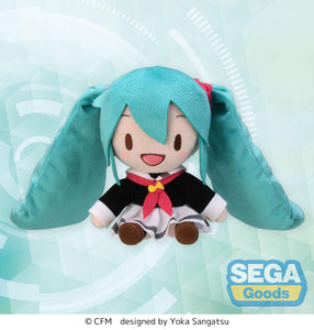 SEGA Vocaloid Hatsune Miku "Hatsune Miku" Uniform Ver. EX Fuwa petit Mini Plush