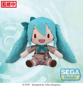 SEGA Vocaloid Hatsune Miku Going Out Series Zoo Ver. Fuwa petit M size Plush