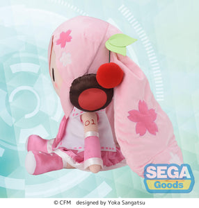 SEGA Vocaloid Sakura Miku fuwa petit Dodeka Jumbo Plush