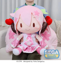 Load image into Gallery viewer, SEGA Vocaloid Sakura Miku fuwa petit Dodeka Jumbo Plush
