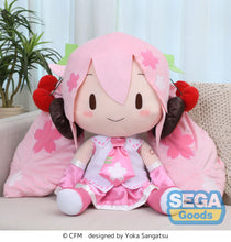 Load image into Gallery viewer, SEGA Vocaloid Sakura Miku fuwa petit Dodeka Jumbo Plush
