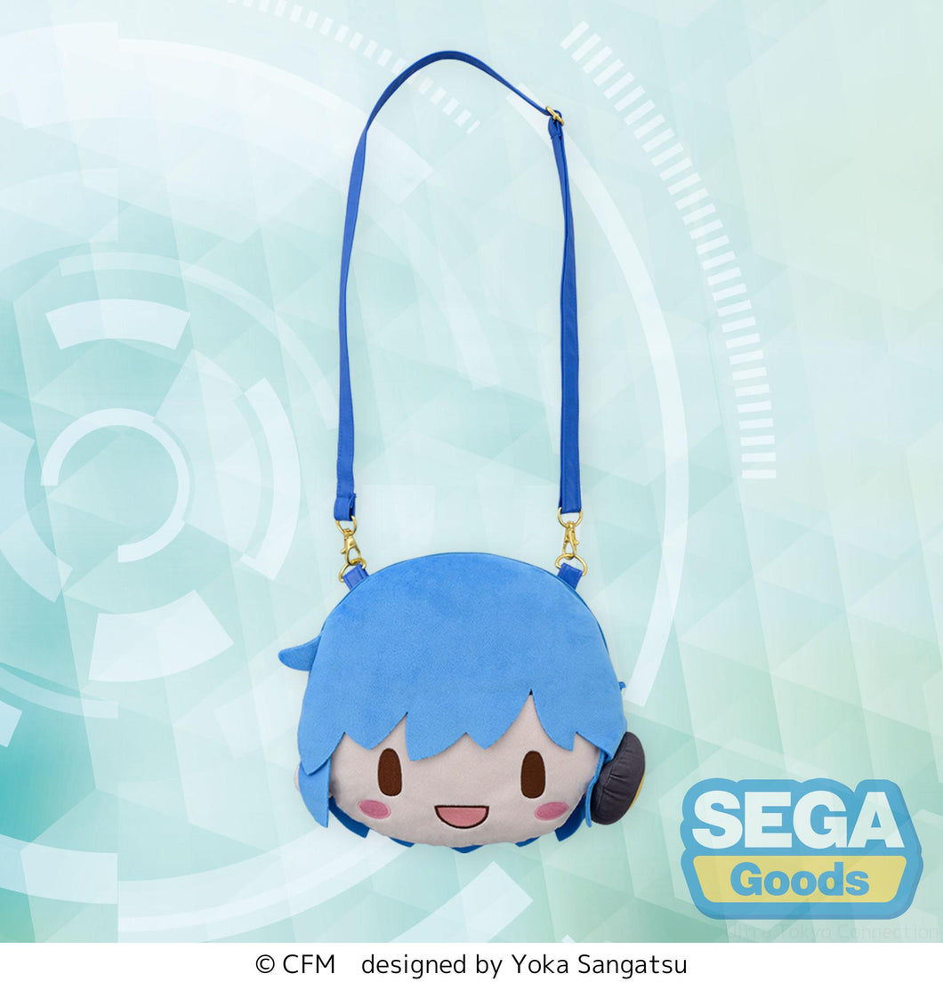 SEGA Vocaloid Kaito fuwa petit M Face Shoulder Bag