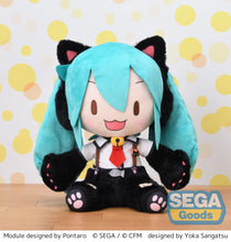 Load image into Gallery viewer, SEGA Vocaloid Hatsune Miku: Project DIVA Arcade Future Tone Kitty Cat fuwa petit LL Plush
