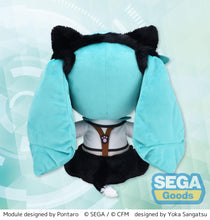 Load image into Gallery viewer, SEGA Vocaloid Hatsune Miku: Project DIVA Arcade Future Tone Kitty Cat fuwa petit LL Plush
