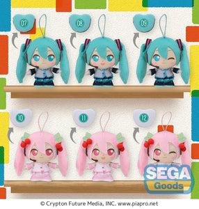 SEGA Vocaloid Hatsune Miku Miku Moipon plush mascot keychain / charm