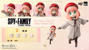 ThreeZero Spy X Family Code: White Anya Forger Winter Costume Ver. FigZero 1/6 scale figure