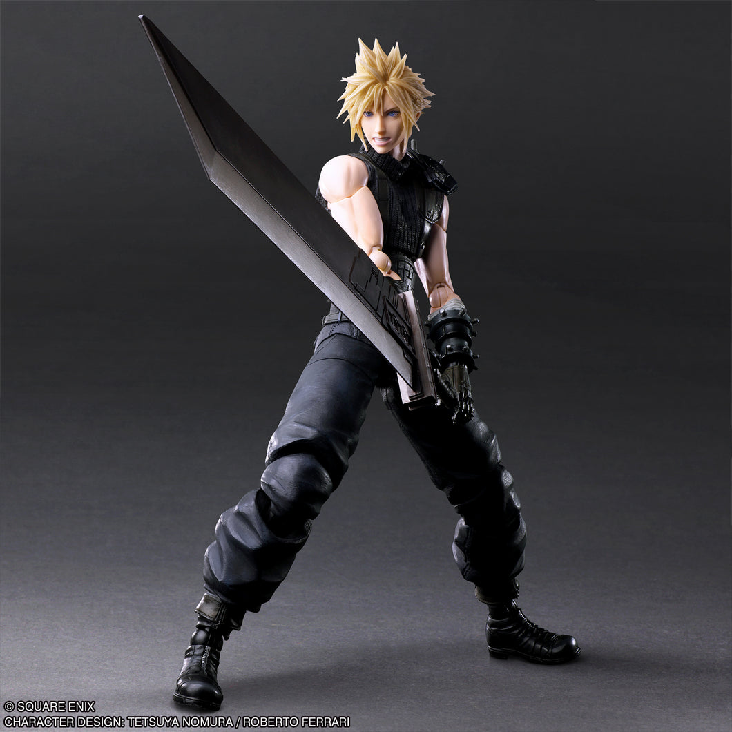 Square Enix Final Fantasy VII Rebirth Cloud Strife Play Arts Kai action figure