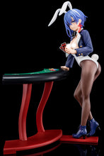Load image into Gallery viewer, Hakoiri-musume inc. The Demon Sword Master of Excalibur Academy Sakuya Sieglinde wearing lapis lazuli blue Bunny Costume with Nip Slip Gimmick System 1/6 Scale Adult Figure
