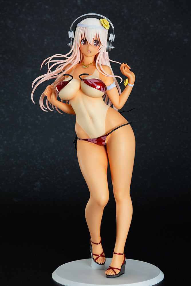 Orchid Seed Nitro Plus Super Sonico Summer Vacation ver. Sun kissed 1/4.5 scaled figure