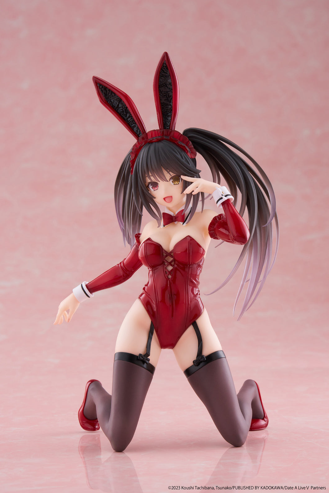 Taito Date A Live V Kurumi Tokisaki (Bunny Ver.) Desktop Cute Prize Figure