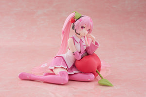 Taito Sakura Miku (Cherry Cushion Ver.) Desktop Cute Prize Figure