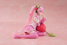 Load image into Gallery viewer, Taito Sakura Miku (Cherry Cushion Ver.) Desktop Cute Prize Figure
