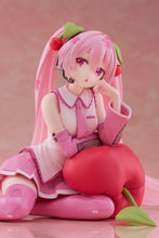 Load image into Gallery viewer, Taito Sakura Miku (Cherry Cushion Ver.) Desktop Cute Prize Figure
