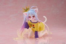 Load image into Gallery viewer, Taito No Game No Life Shiro (Cat Ear T-Shirt Ver.) Desktop Cute Prize Figure
