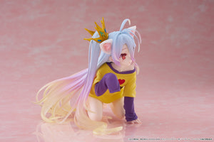 Taito No Game No Life Shiro (Cat Ear T-Shirt Ver.) Desktop Cute Prize Figure