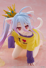 Load image into Gallery viewer, Taito No Game No Life Shiro (Cat Ear T-Shirt Ver.) Desktop Cute Prize Figure
