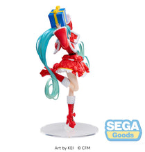 Load image into Gallery viewer, SEGA Luminasta Hatsune Miku Christmas 2024 ver prize figure
