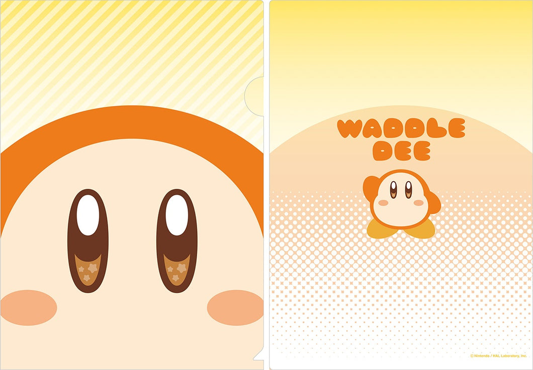 Ensky Kirby Pupupu Face Waddle Dee Clear File