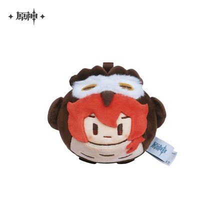 miHoYo Genshin Impact Teyvat Zoo Series Diluc Owl Plush Keychain