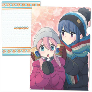 Azu Maker Laid-Back Camp / Yuru Camp Nadeshiko Kagamihara & Rin Shima Clear File