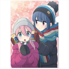 Load image into Gallery viewer, Azu Maker Laid-Back Camp / Yuru Camp Nadeshiko Kagamihara &amp; Rin Shima Clear File
