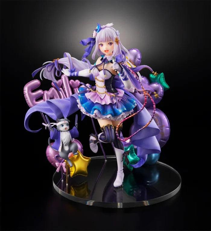 Estream Re:Zero -Starting Life in Another World- Emilia Idol Ver. 1/7 Scale Figure