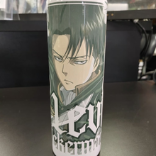 Load image into Gallery viewer, Attack on Titan Levi Ackerman 20oz stainless steel tumbler
