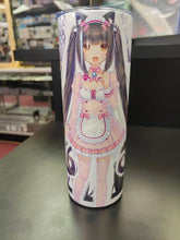 Load image into Gallery viewer, Nekopara Cat Paradise Chocola 20oz Pearlescent stainless steel tumbler
