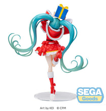 Load image into Gallery viewer, SEGA Luminasta Hatsune Miku Christmas 2024 ver prize figure
