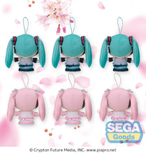 Load image into Gallery viewer, SEGA Vocaloid Hatsune Miku Miku Moipon plush mascot keychain / charm
