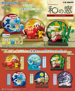Re-ment Pokemon Japanese Style Window Mini figures