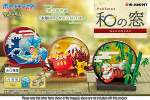 Re-ment Pokemon Japanese Style Window Mini figures