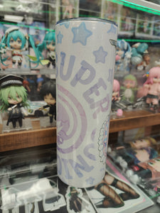 Super Sonico 20oz Stainless Steel Tumbler - Sparkly Waitress version
