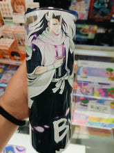 Load image into Gallery viewer, Bleach 6th Division Captain Byakuya Kuchiki 20 oz stainless steel tumbler
