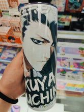 Load image into Gallery viewer, Bleach 6th Division Captain Byakuya Kuchiki 20 oz stainless steel tumbler
