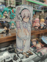 Load image into Gallery viewer, Super Sonico 20oz Stainless Steel Tumbler - Sparkly Waitress version
