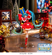 Load image into Gallery viewer, SEGA Luminasta Hatsune Miku Christmas 2024 ver prize figure
